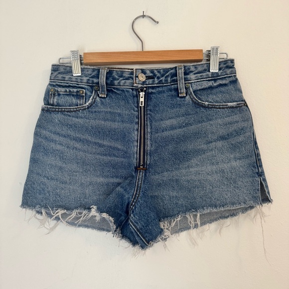 Abercrombie & Fitch Annie High Rise Denim Women's Shorts - Picture 1 of 3